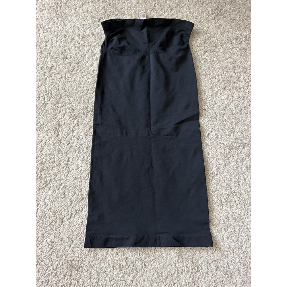 Victoria's Secret Full Slip Shapewear Dress Small Black Seamless Body Shaper Y2K
